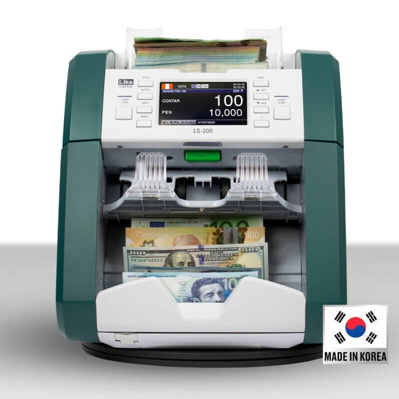 Clasificadora de Billetes/ Contadora de Billetes LS-200